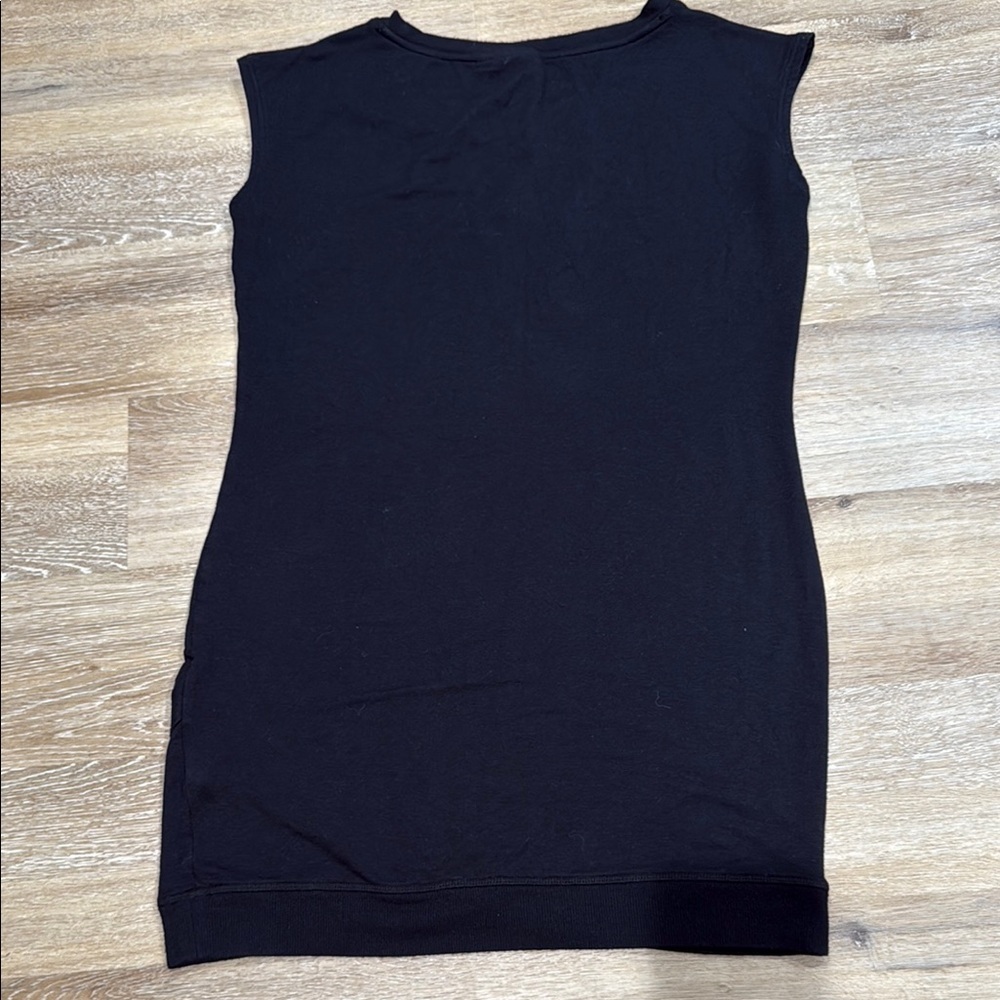 Athleta Women’s Black Midi Dress Stretch Size Small - Picture 8 of 13